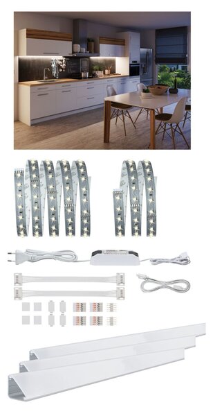 P 5058 MaxLED 500 kuchyňský set Comfort na horní skříňky 1,5m 9W 550lm/m 2700K 20VA - PAULMANN