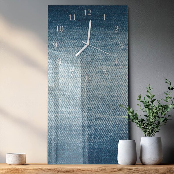 Skleněné hodiny vertikální Plast zsppb-30x60-00079646