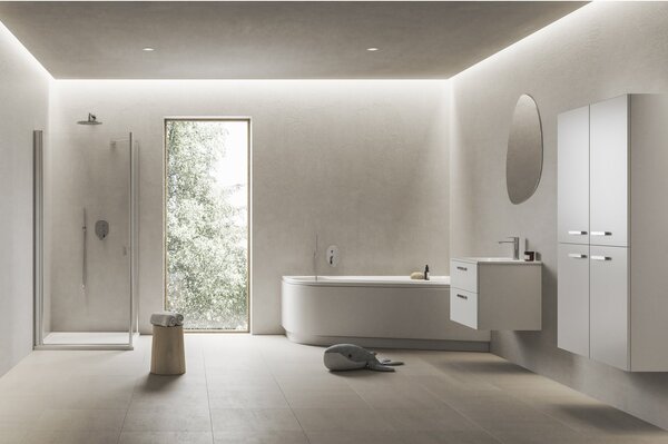 Ravak Chrome skříňka 39x29x150 cm boční závěsná bílá X000000543