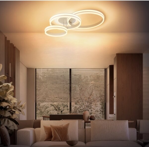 Globo 67260-72SA - LED Stm stropní svítidlo RUBIO LED/72W/230V 3000K 79,5x50 cm
