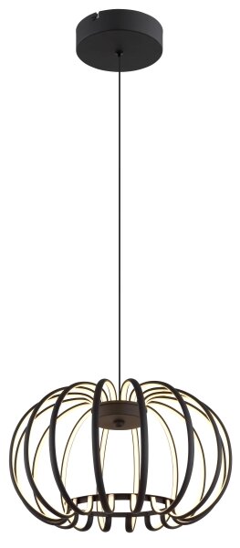Globo 15946B - LED Stmívatelný lustr na lanku RIBBON LED/40W/230V 3000K černá