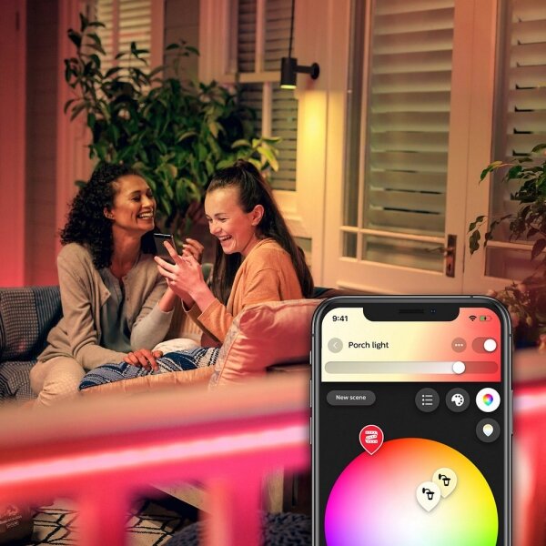 LED RGBW Stmívatelný pásek Philips Hue Outdoor Strip LED/40W 5m IP67