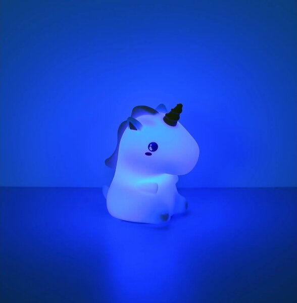 Globo 2873-LED RGBW Stm nab dět noční sv UNICORN LED/1,5W/5V 1200 mAh jednorožec