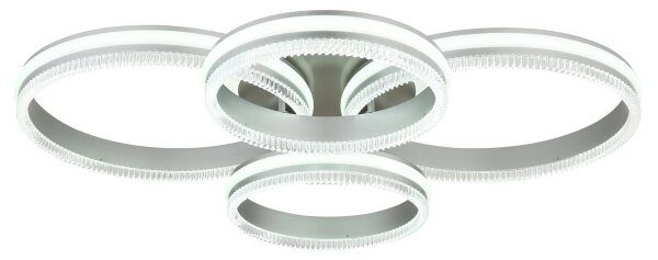 Globo 67377-90 - LED Stm stropní svítidlo FRANCINE LED/90W/230V stříbrná+DO