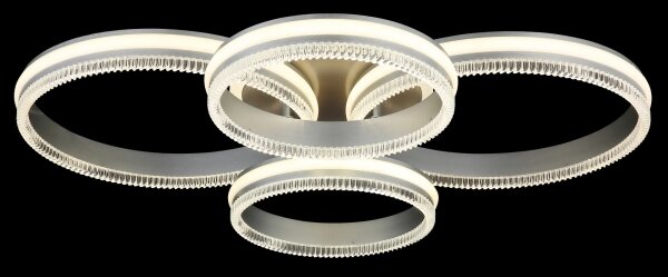 Globo 67377-90 - LED Stm stropní svítidlo FRANCINE LED/90W/230V stříbrná+DO