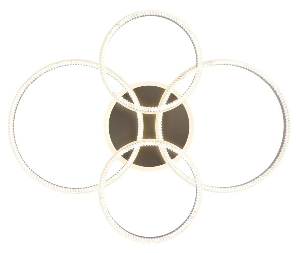 Globo 67377-90 - LED Stm stropní svítidlo FRANCINE LED/90W/230V stříbrná+DO