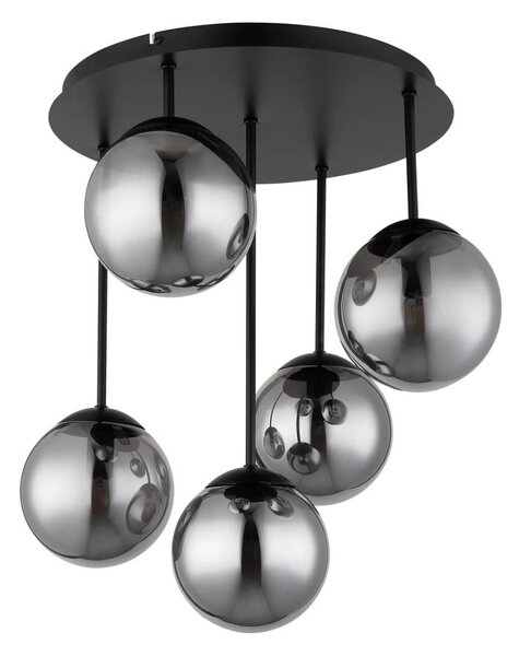 Globo 47441-5S - Přisazený lustr HARMON 5xE14/25W/230V černá