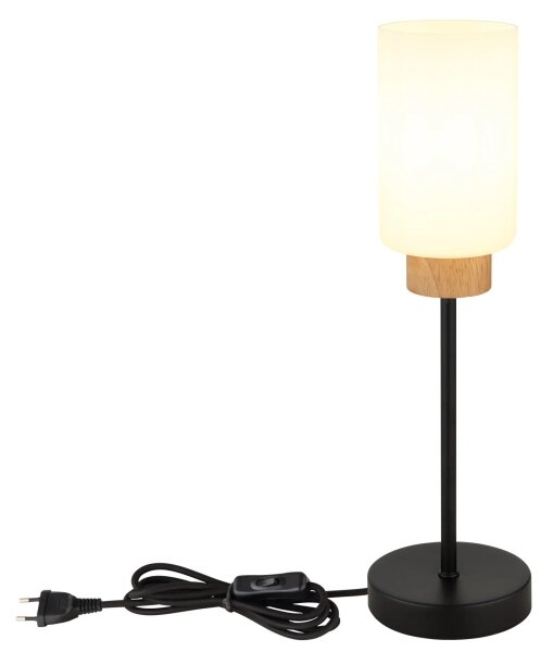 Globo 15977T - Stolní lampa ROWENA 1xE27/60W/230V černá/bílá