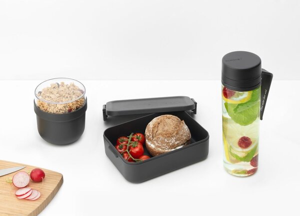 Svačinové boxy v sadě s lahví 3 ks Make & Take – Brabantia