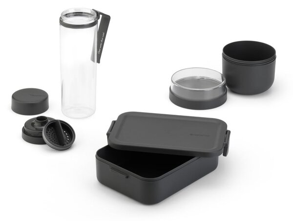 Svačinové boxy v sadě s lahví 3 ks Make & Take – Brabantia