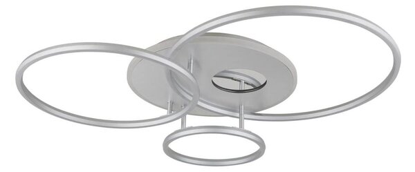 Globo 48466-54A-LED Stm stropní svítidlo INVERTINA 54W/230V 90x70 cm stříbrná+DO