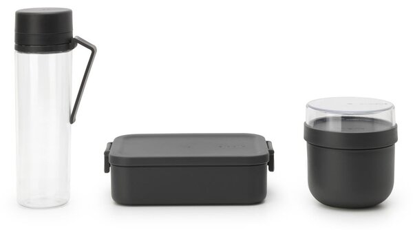 Svačinové boxy v sadě s lahví 3 ks Make & Take – Brabantia