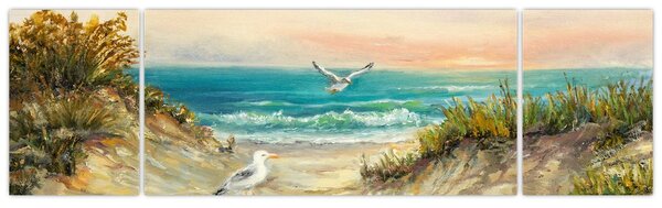 Obraz - Písečná pláž (170x50 cm)