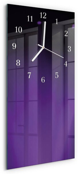 Skleněné hodiny vertikální Vzor zsppb-30x60-00082977