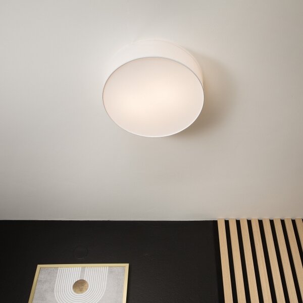 Stropní svítidlo SIRJA 2xE27/15W/230V pr. 45 cm bílá