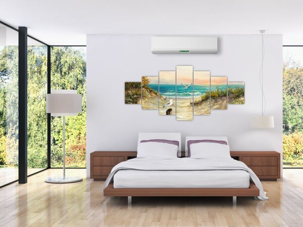 Obraz - Písečná pláž (210x100 cm)