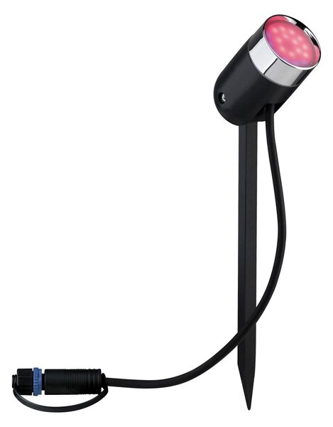 P 5183 Plug & Shine startovací sada Smart Home smik Gateway + LED bodové zahradní světlo Pike základní sada RGBW+ - PAULMANN