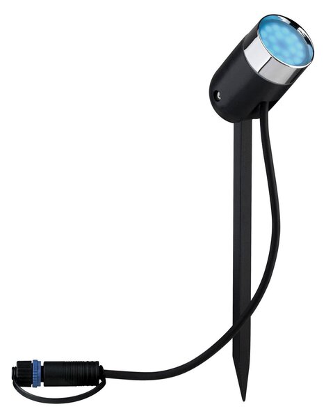 P 5183 Plug & Shine startovací sada Smart Home smik Gateway + LED bodové zahradní světlo Pike základní sada RGBW+ - PAULMANN