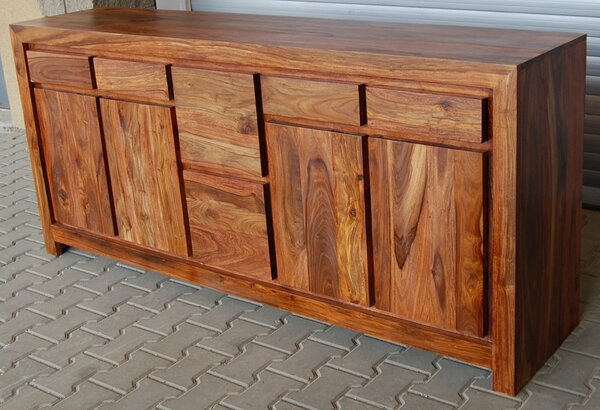 Komoda Tara 200x90x45 z indického masivu palisandr