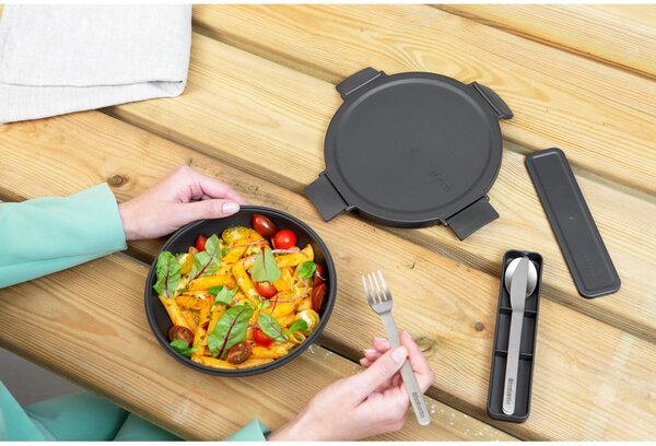 Nerezový cestovní příbor ve stříbrné barvě v sadě 3 ks Make & Take – Brabantia
