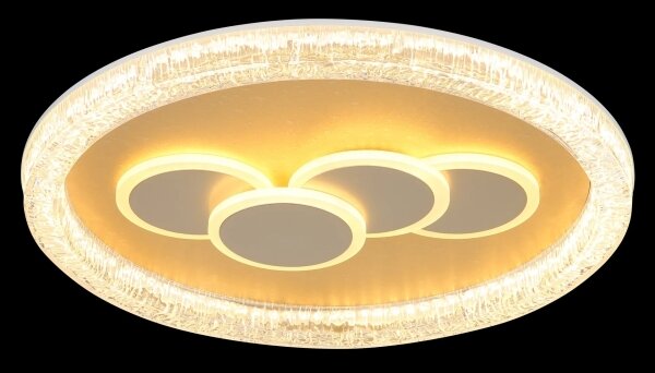 Globo 48476-40R - LED Stropní svítidlo LORAINE LED/40W/230V pr. 49,5 cm zlatá