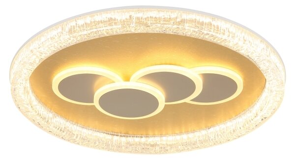 Globo 48476-40R - LED Stropní svítidlo LORAINE LED/40W/230V pr. 49,5 cm zlatá