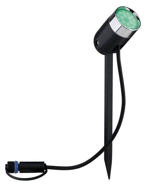 P 5183 Plug & Shine startovací sada Smart Home smik Gateway + LED bodové zahradní světlo Pike základní sada RGBW+ - PAULMANN