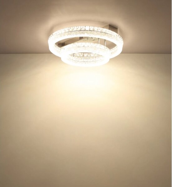 Globo 67387-60D - LED Stmívatelné stropní svítidlo LAUREL LED/60W/230V čirá+DO