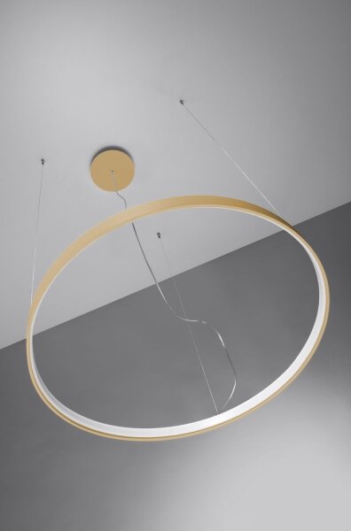 Thoro TH.174 - LED Lustr na lanku RIO LED/50W/230V CRI90 3000K pr. 78 cm zlatá