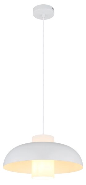 Globo 15755W - Lustr na lanku LOWE 1xE27/60W/230V bílá
