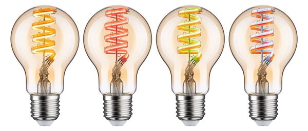 P 5192 Startovací sada Smart Home Zigbee 3.0 LED žárovka Gateway + Filament 230V LED žárovka E27 RGBW + vypínač - PAULMANN