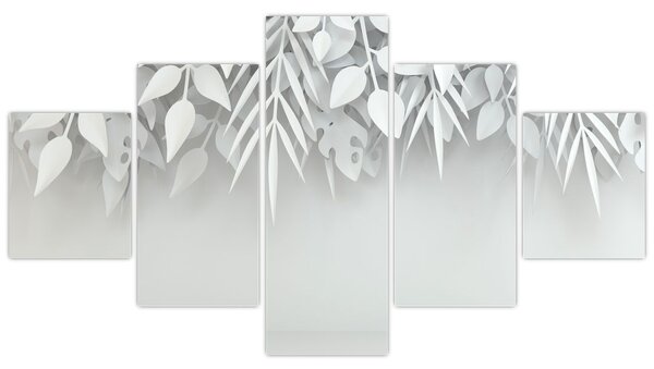Obraz - Plastické listy (125x70 cm)