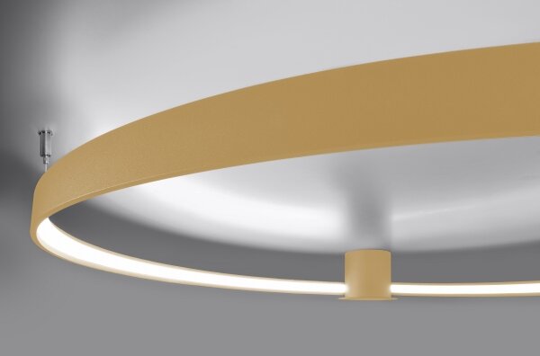 Thoro TH.223 - LED Stropní svítidlo RIO LED/30W/230V CRI 98 4000K pr. 55cm zlatá