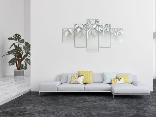 Obraz - Plastické listy (125x70 cm)
