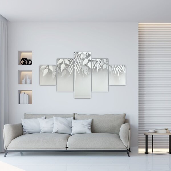 Obraz - Plastické listy (125x70 cm)