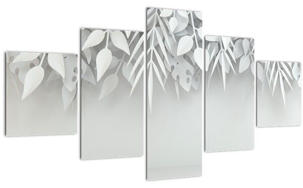 Obraz - Plastické listy (125x70 cm)