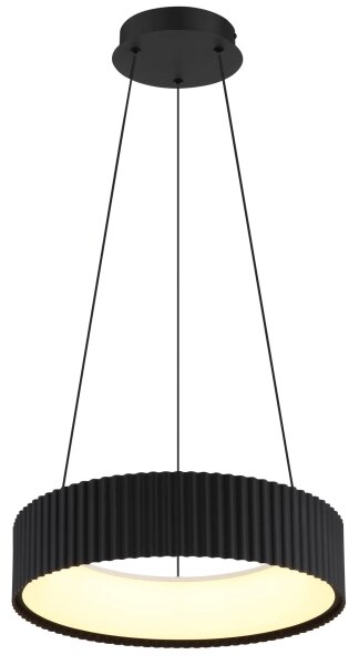 Globo 15924S - LED Lustr na lanku KEMP LED/45W/230V pr. 46 cm černá