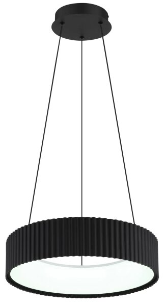 Globo 15924S - LED Lustr na lanku KEMP LED/45W/230V pr. 46 cm černá