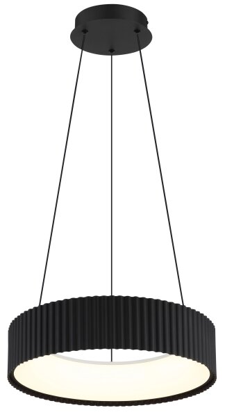 Globo 15924S - LED Lustr na lanku KEMP LED/45W/230V pr. 46 cm černá