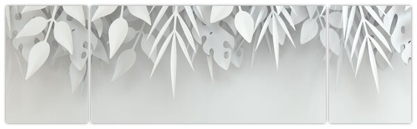 Obraz - Plastické listy (170x50 cm)