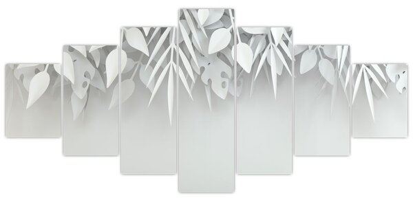 Obraz - Plastické listy (210x100 cm)