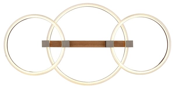 Globo 48050D2 - LED Stropní svítidlo FLETCHER LED/40W/230V 76,1x38 cm hnědá