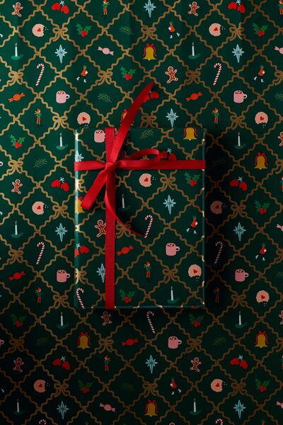 Balicí papír Holiday Argyle 76 × 240 cm