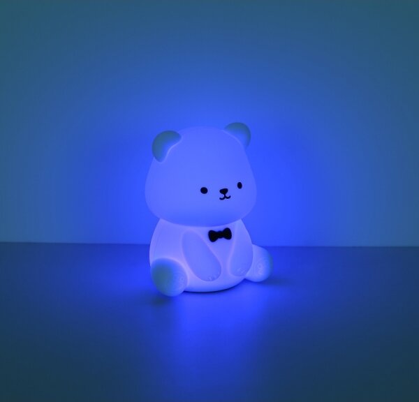 Globo 2870 - LED RGBW Stm nab dět noční sv TEDDY LED/1W/5V 1200 mAh medvěd
