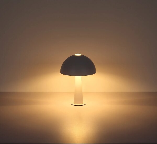 Globo 50670107 - Stolní lampa JULIA 1xE14/25W/230V bílá