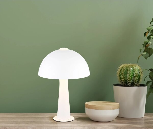 Globo 50670107 - Stolní lampa JULIA 1xE14/25W/230V bílá