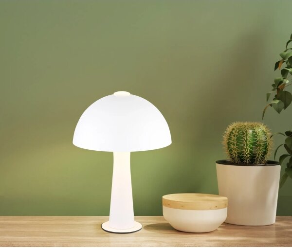 Globo 50670107 - Stolní lampa JULIA 1xE14/25W/230V bílá