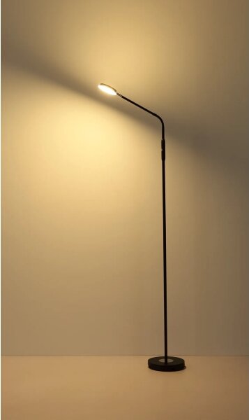 Globo 58504SS - LED Stmív dotyková stojací lampa SILVIO LED/6,5W/230V černá
