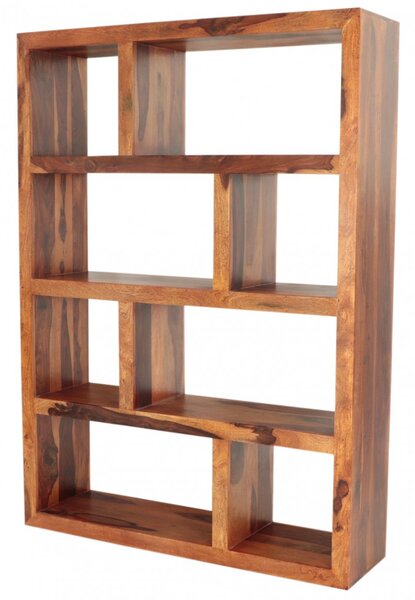 Knihovna Tara 130x180x35 z indického masivu palisandr