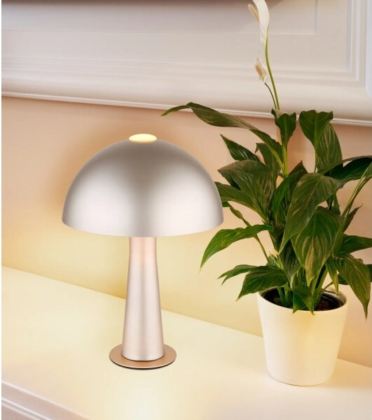 Globo 50670152 - Stolní lampa JULIA 1xE14/25W/230V matný chrom